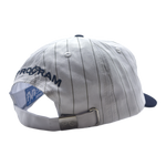 PG BASE HAT - WHITE PINSTIPE / NAVY