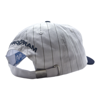 PG BASE HAT - WHITE PINSTIPE / NAVY