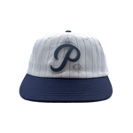 PG BASE HAT - WHITE PINSTIPE / NAVY