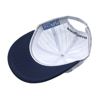 PG BASE HAT - WHITE PINSTIPE / NAVY