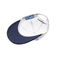 PG CAP - WHITE PINSTIPE / NAVY
