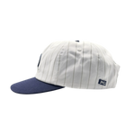 PG CAP - WHITE PINSTIPE / NAVY