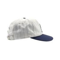 PG CAP - WHITE PINSTIPE / NAVY