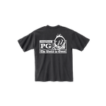 PG X THE WORLD IS OMNI - LOGO - FADED BLACK
