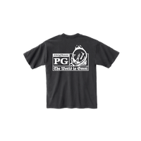 PG X THE WORLD IS OMNI - LOGO - FADED BLACK