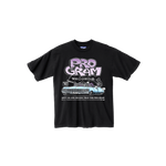 SCOOP DE LOOP TEE - BLACK / PURP
