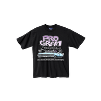SCOOP DE LOOP TEE - BLACK / PURP
