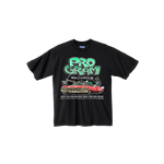SCOOP DE LOOP TEE - BLACK / RED