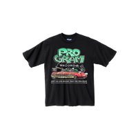 SCOOP DE LOOP TEE - BLACK / RED