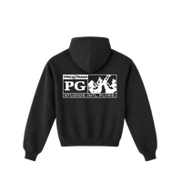 PLYR FULL ZIP HOODIE - BLACK