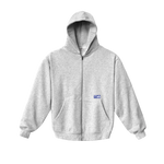 PLYR FULL ZIP HOODIE - ASH