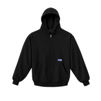 PLYR FULL ZIP HOODIE - BLACK