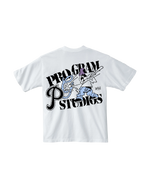 Back view of the Pro Gram G'D UP TEE - WHITE in white