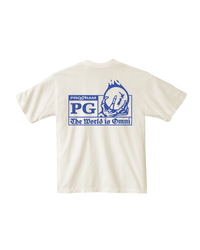 Back view of the Pro Gram PG X THE WORLD IS OMNI - LOGO - OFF WHITE in off white