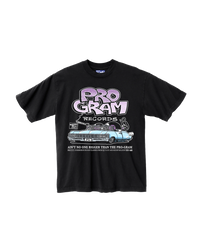 Pro Gram SCOOP DE LOOP TEE - BLACK / PURP in black / purp
